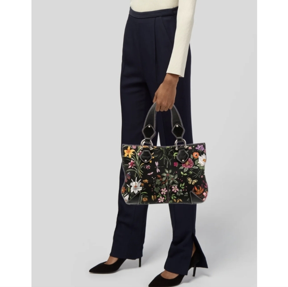 Gucci Flora Tote / Shoulder Bag with COA - Picture 3 of 11